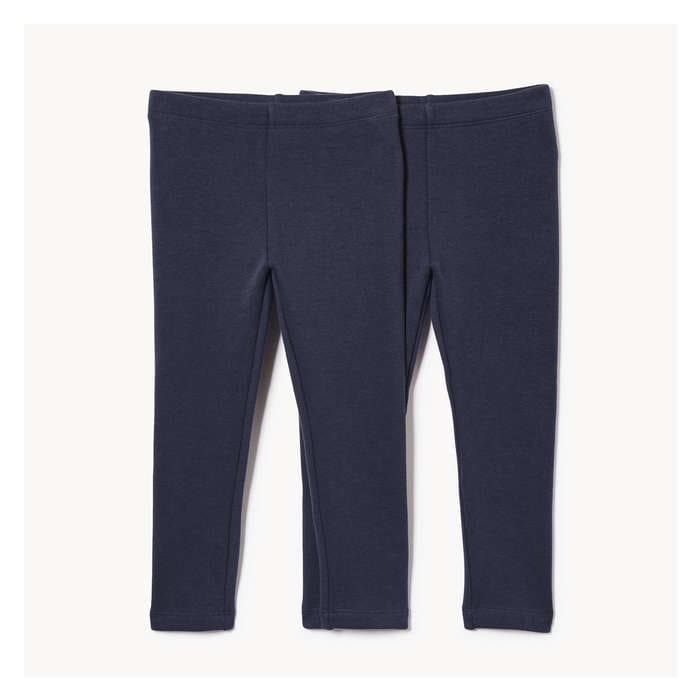 Toddler Girls' 2 Pack Fleece Legging